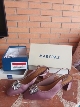 Zapatos de fiesta MARYPAZ rosa talla 41