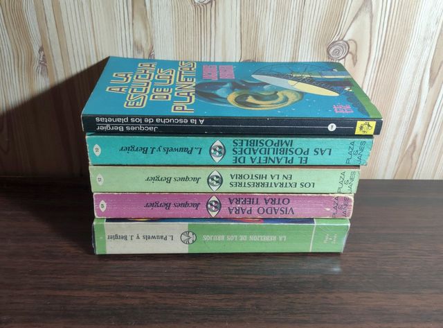 Lote de 5 libros de Jacques Bergier
