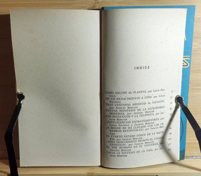 Lote de 5 libros de Jacques Bergier