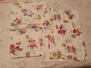 Juego de sábanas infantil de zara home de brujas y
