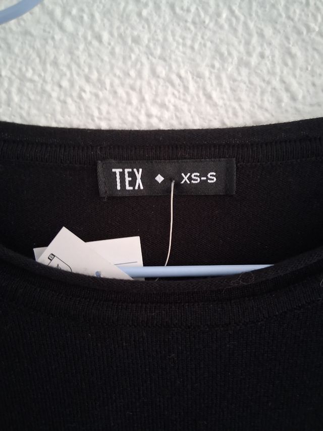 Vestido largo rayas blanco y negro T. XS/S