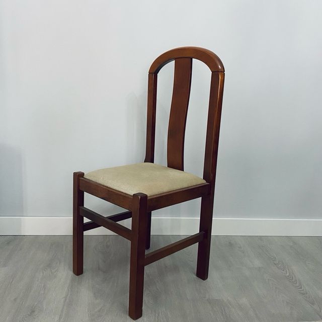 Silla escritorio de madera de cerezo