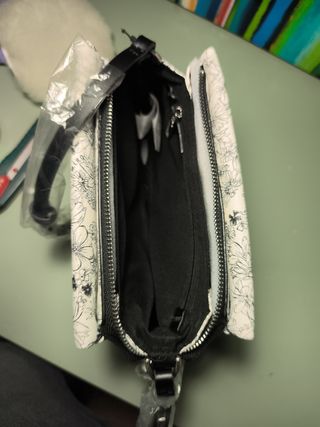 Bolso Parfois Blanco Flores Nuevo