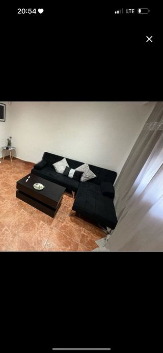Sofá cama + Mesa central