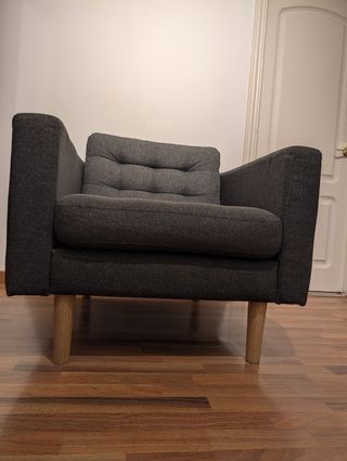 Sillón LANDSKRONA Ikea Gris Tela