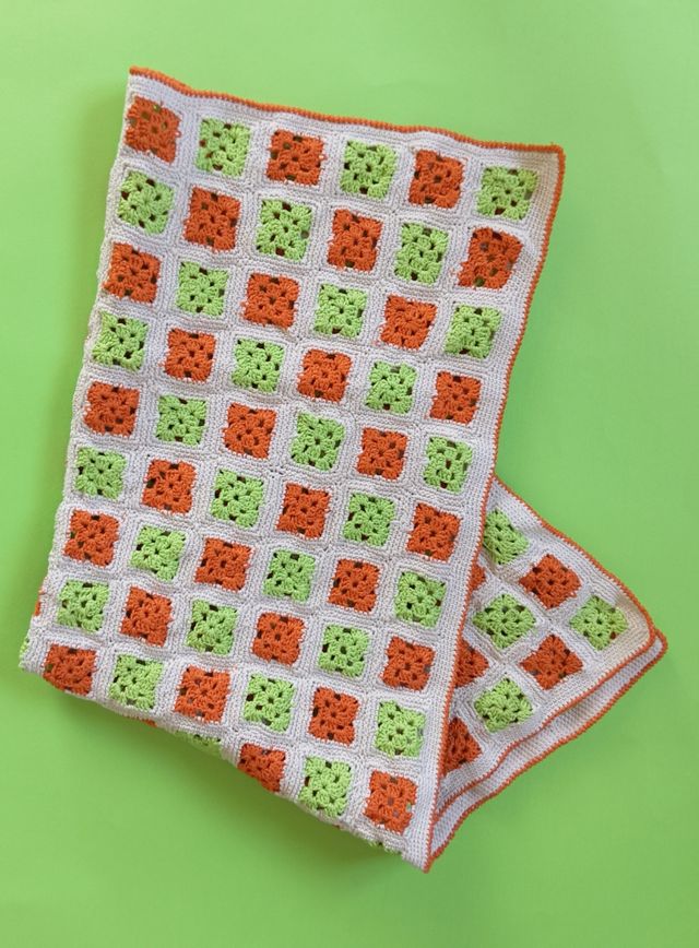 Copertina uncinetto per carrozzina handmade