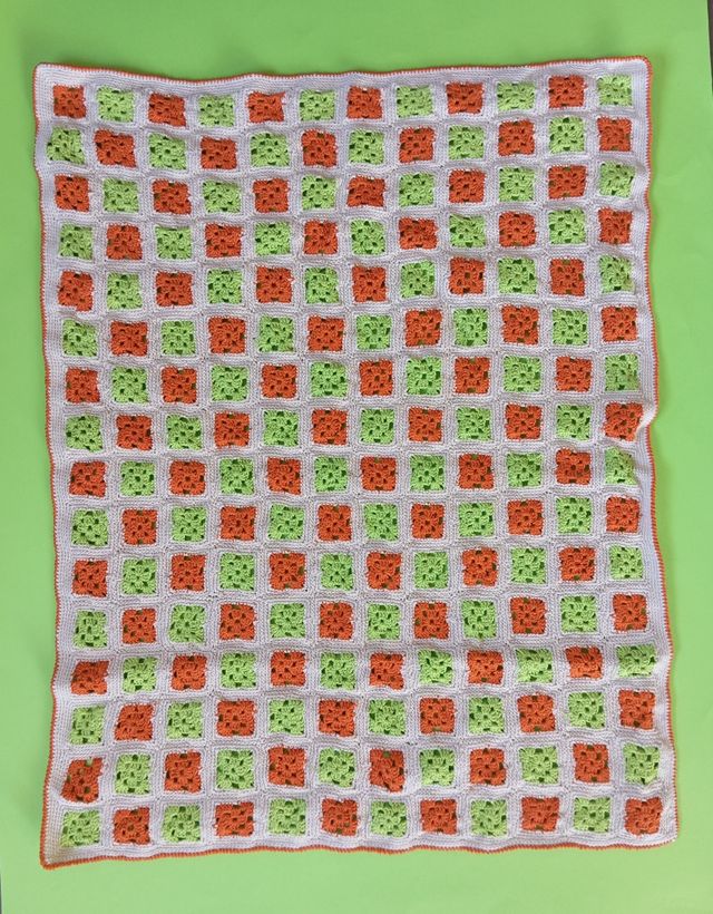 Copertina uncinetto per carrozzina handmade