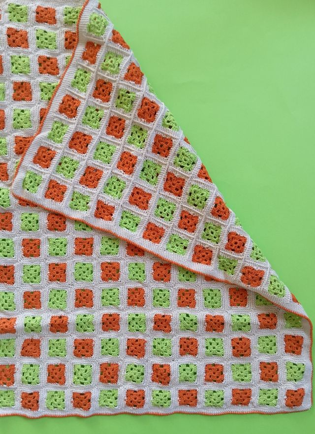 Copertina uncinetto per carrozzina handmade