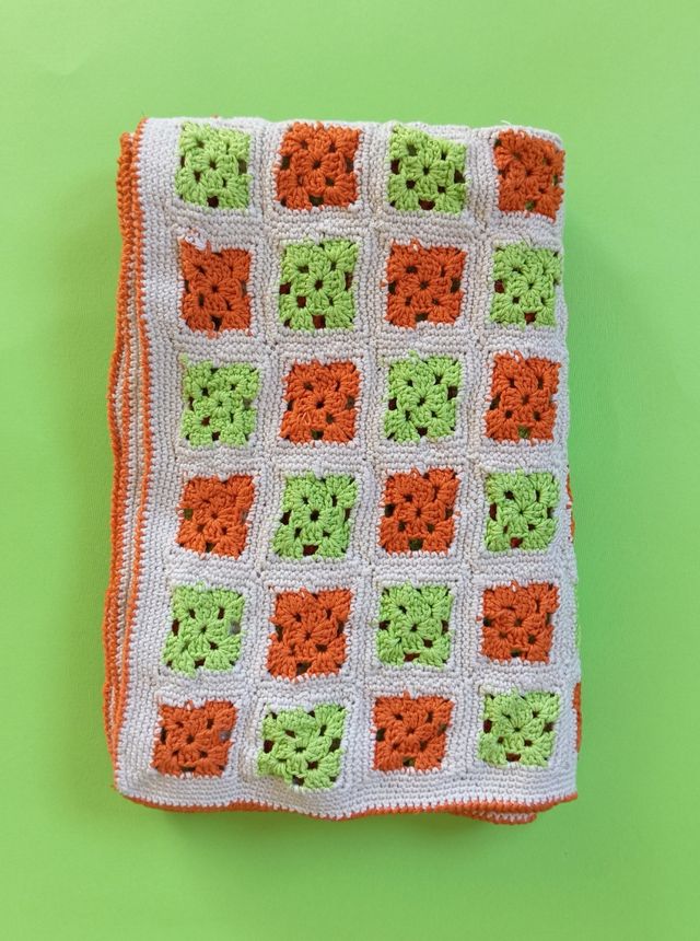 Copertina uncinetto per carrozzina handmade