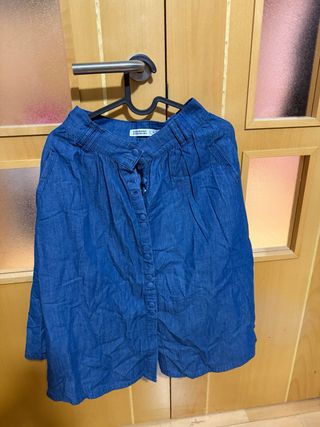 Falda vaquera Zara Talla XS