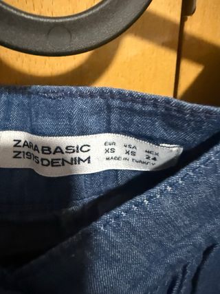 Falda vaquera Zara Talla XS