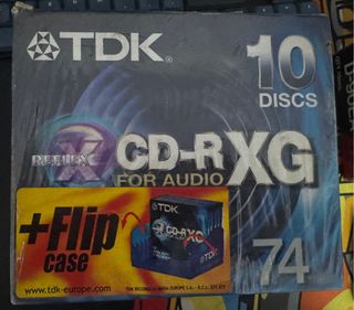 Caja 10 CD-R XG TDK para Audio