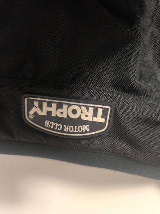 Chaqueta Motorista Trophy Negra y Gris hombre