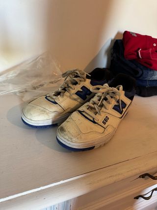 New Balance 550 Bianco/Blu