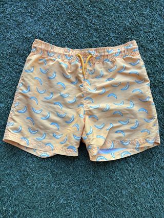 Bañador Zara Amarillo Plátanos
