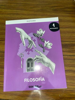 Filosofía 1º Bachillerato. Libro del estudiante...