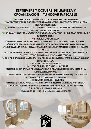 LIMPIEZA SEPTIEMBRE - OCTUBRE