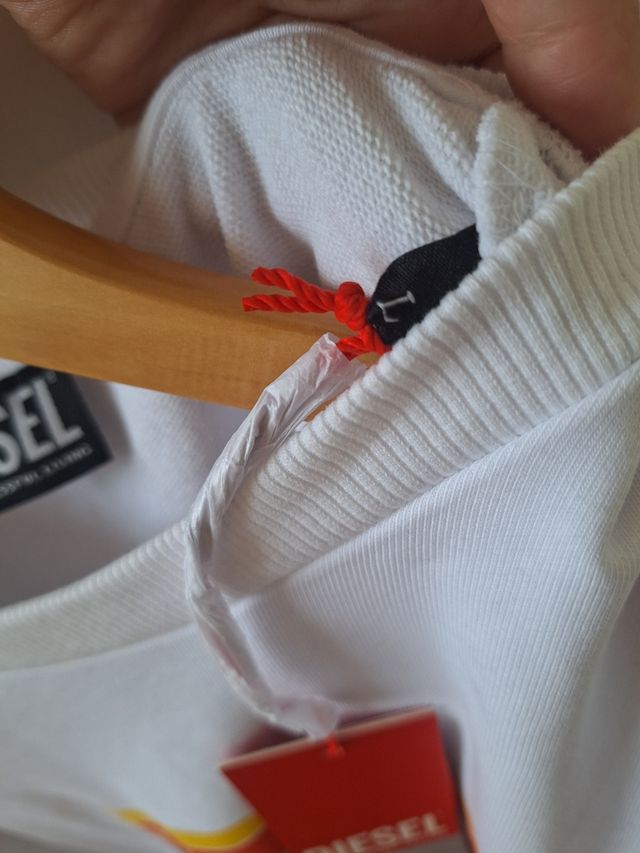 Sudadera Diesel Hombre Talla L Blanca