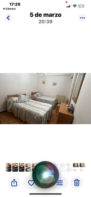 Dos camas de 90 cm de madera