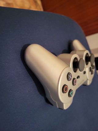 Mando PS3 Dualshock 3 Plateado Sony