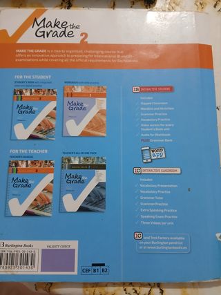 MAKE THE GRADE 2ºbachillerato libro inglés 