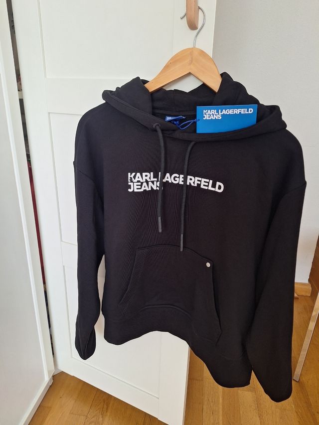 Sudadera Karl Lagerfeld Talla L Negra