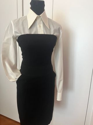 Tubino elasticizzato con tasche