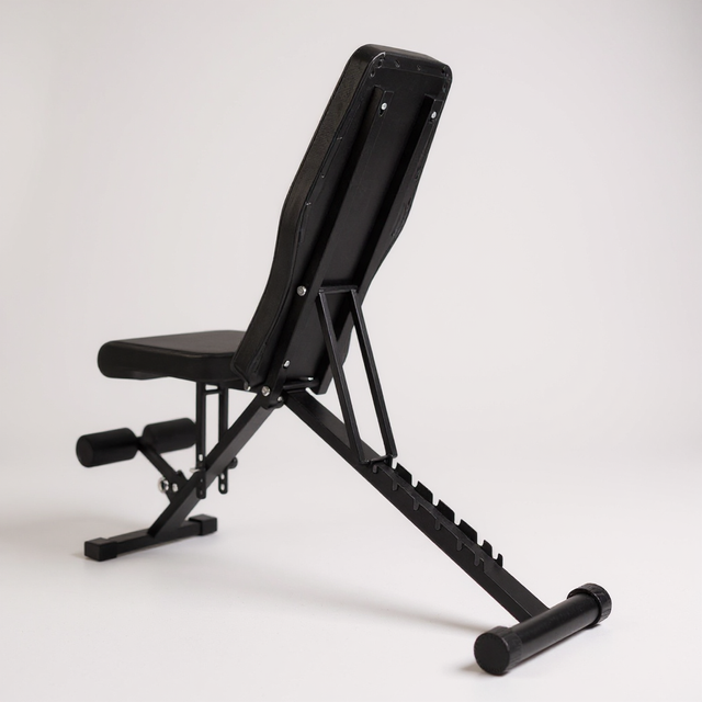 Banco Plegable Musculación Negro