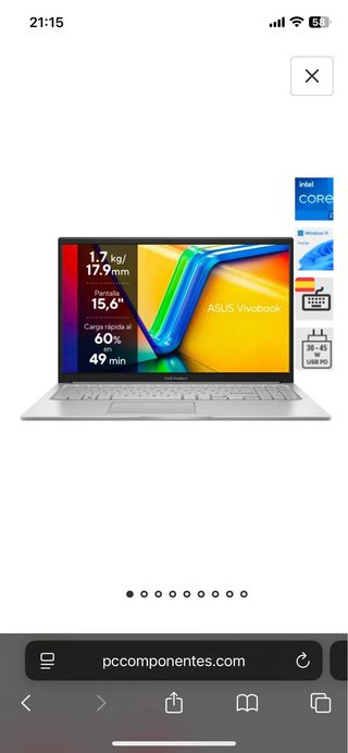 Asus Vivobook i7 16GB 1TB SSD + Win 11