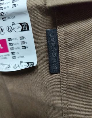 Pantalón Solonag Steppe 300 Talla L Nuevo