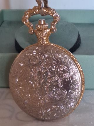 Orologio da tasca smalto Cloisonné floreale