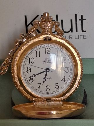 Orologio da tasca smalto Cloisonné floreale