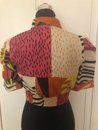 Camicia mezza manica fantasia