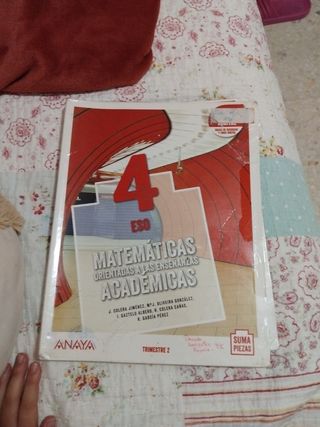 Libros de cuarto de mates