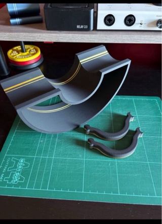 Soporte mástil y separador cuerdas