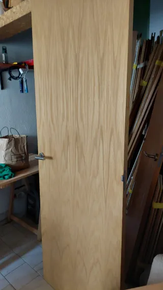 Puerta de madera para casa