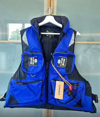 Chaleco Kayak Pesca Azul Nuevo
