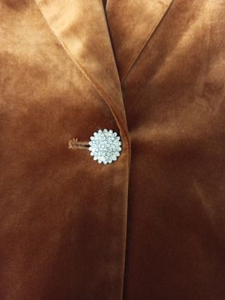 Chaqueta Terciopelo Caramelo Tendencia