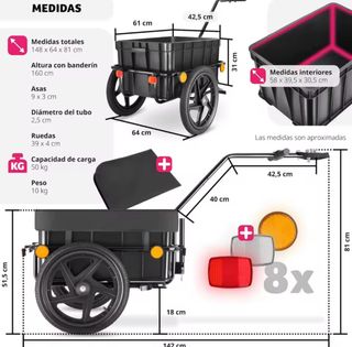 Remolque para bicicleta Cargo Express 