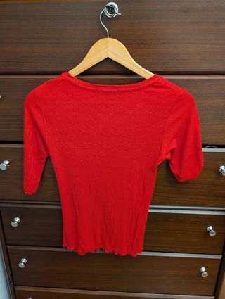 Jersey rojo Stradivarius talla S