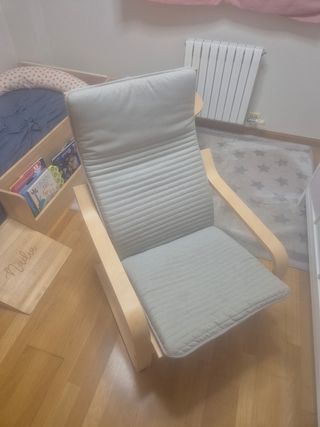 Sillón Poäng Ikea Madera Gris