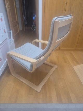 Sillón Poäng Ikea Madera Gris