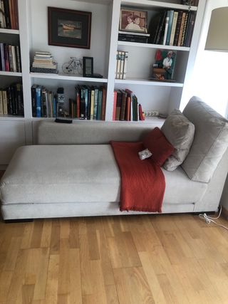 Chaise longue beige