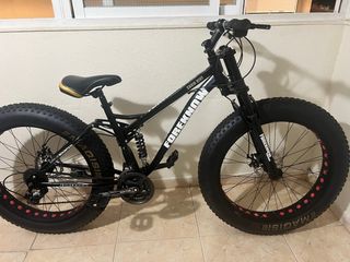 Bicicleta Fat Bike negro