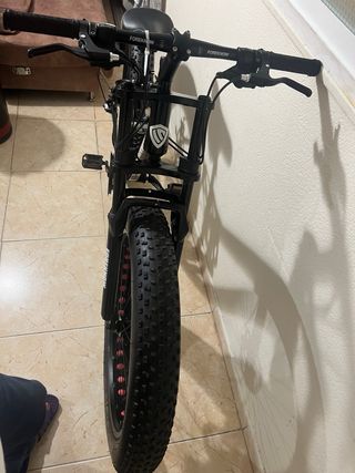 Bicicleta Fat Bike negro