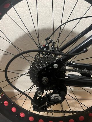 Bicicleta Fat Bike negro