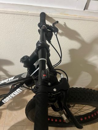 Bicicleta Fat Bike negro