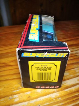 Ford Escort Superslot Coche Slot Azul