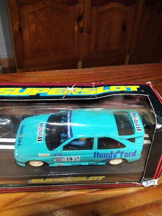 Ford Escort Superslot Coche Slot Azul