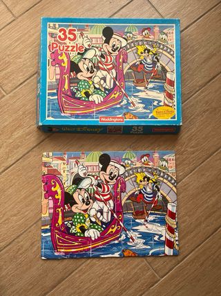 Vintage Walt Disney Venice Puzzle 35 Piece - 1990